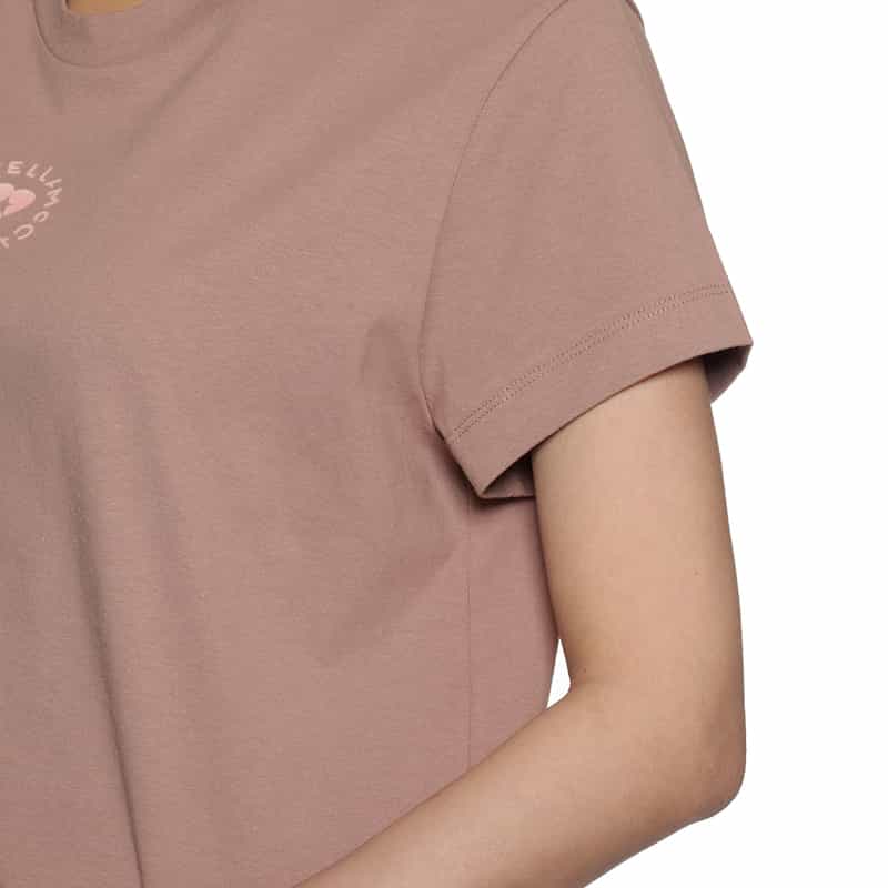 STELLA McCARTNEY ミニハート　ロゴTシャツ LIGHT PINK