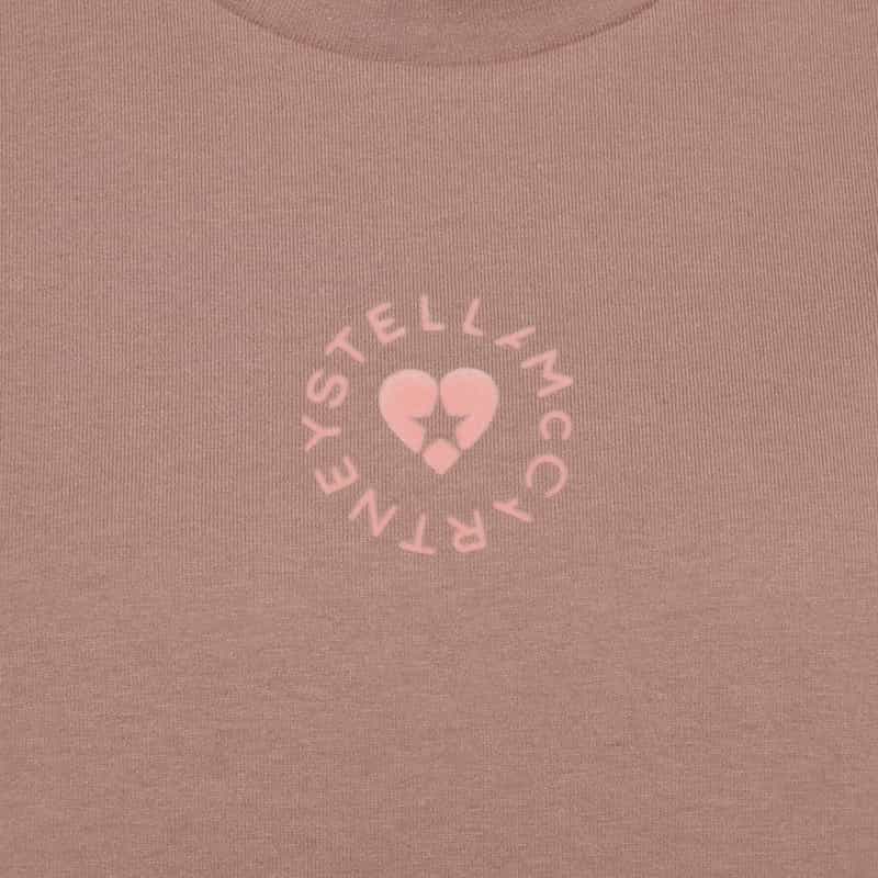 STELLA McCARTNEY ミニハート　ロゴTシャツ LIGHT PINK