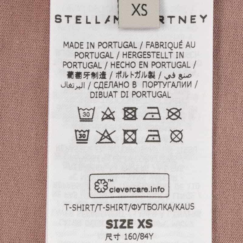 STELLA McCARTNEY ミニハート　ロゴTシャツ LIGHT PINK