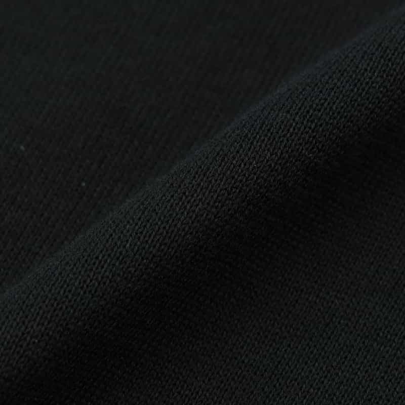 BARNEYS NEW YORK コットン ポロニットカーディガン BLACK