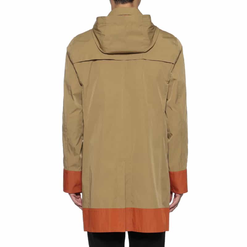 BARNEYS NEW YORK ダブルフェイスフーデッドコート BEIGE