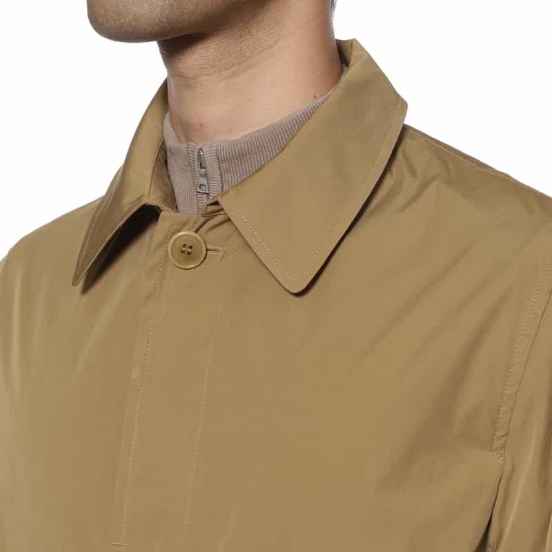 BARNEYS NEW YORK ダブルフェイスフーデッドコート BEIGE