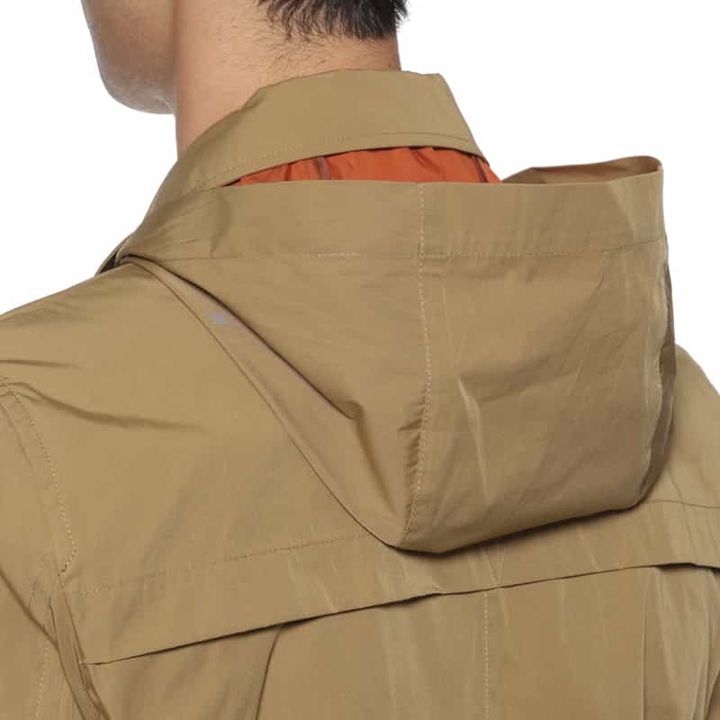 BARNEYS NEW YORK ダブルフェイスフーデッドコート BEIGE