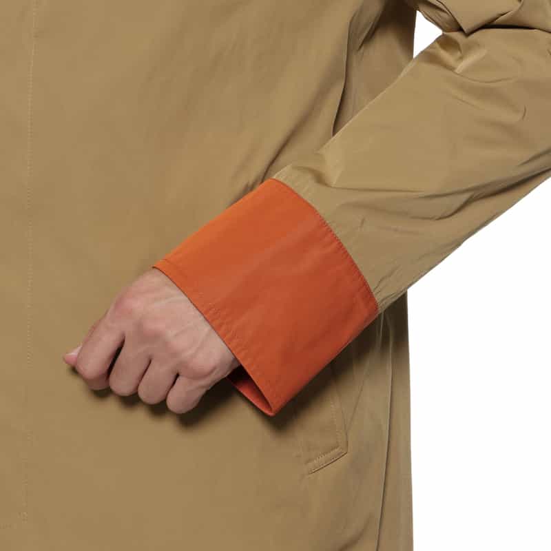 BARNEYS NEW YORK ダブルフェイスフーデッドコート BEIGE