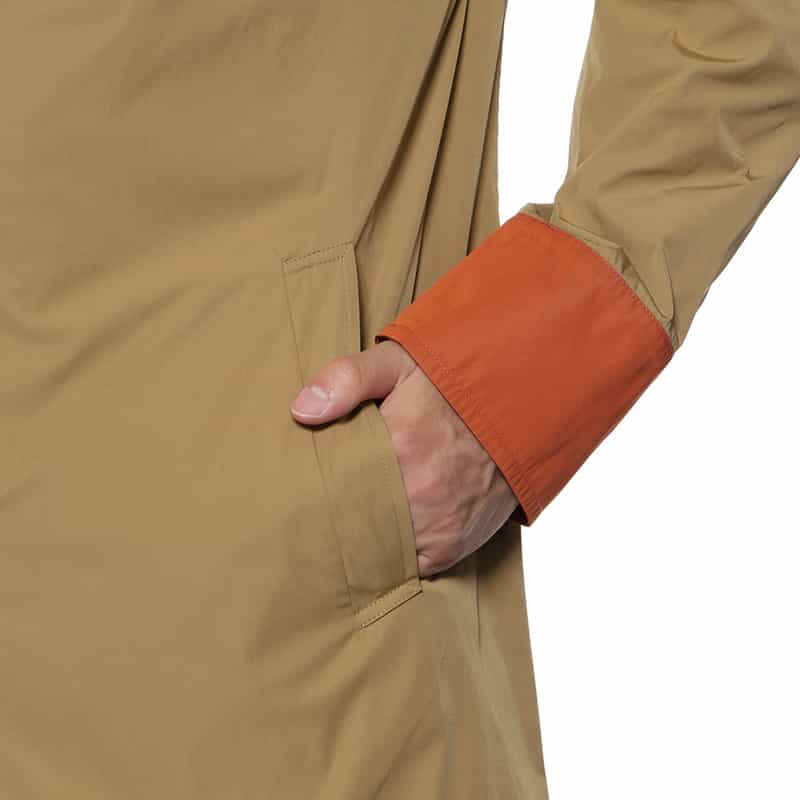 BARNEYS NEW YORK ダブルフェイスフーデッドコート BEIGE