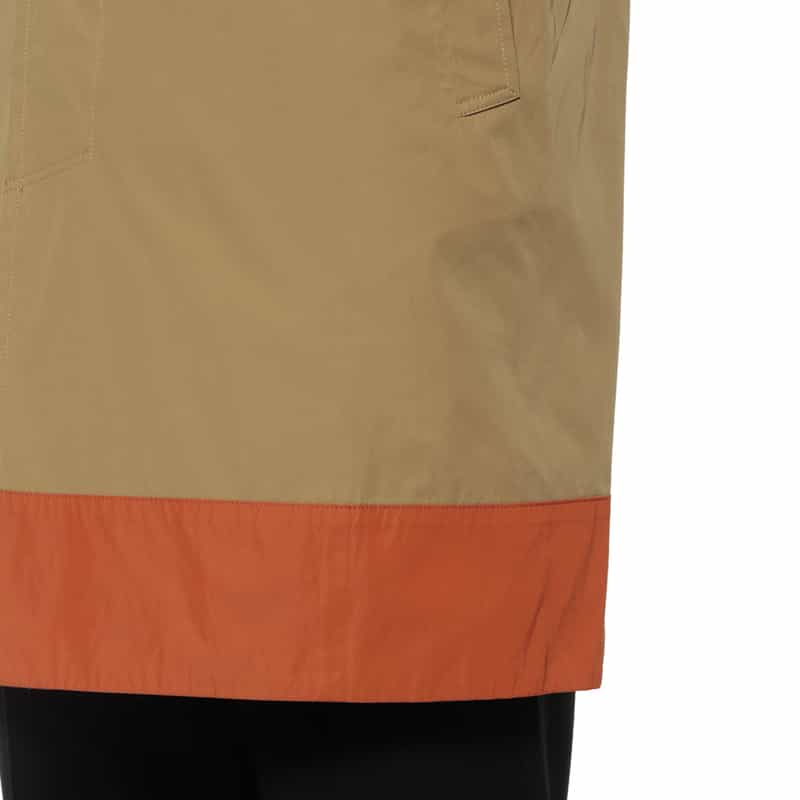 BARNEYS NEW YORK ダブルフェイスフーデッドコート BEIGE