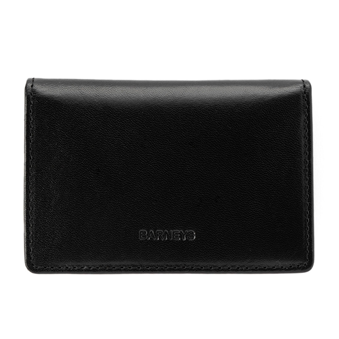 "BARNEYS" ロゴ入りレザーカードケース