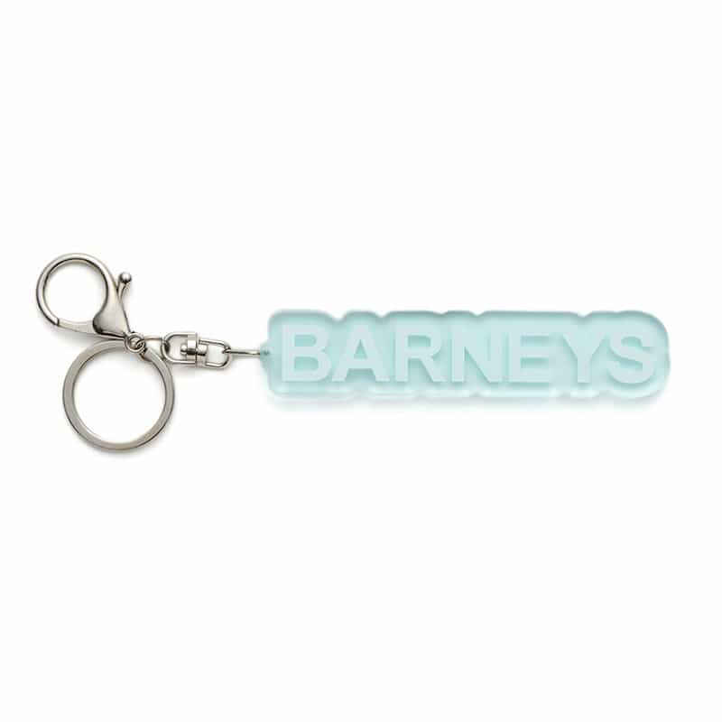 BARNEYS NEW YORK "BARNEYS" ロゴ アクリルキーホルダー CLEAR