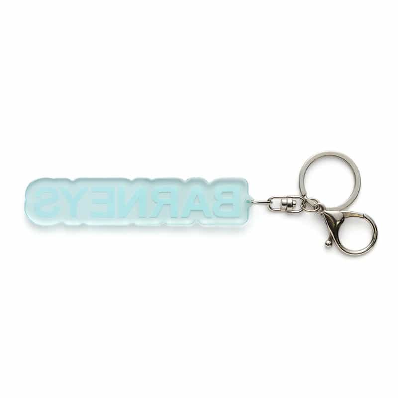 BARNEYS NEW YORK "BARNEYS" ロゴ アクリルキーホルダー CLEAR