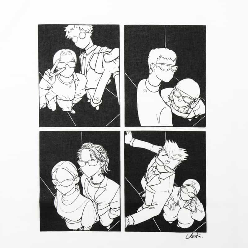 BARNEYS NEW YORK バーニーズ ニューヨーク限定ロゴ入り "USAK" Tシャツ WHITE