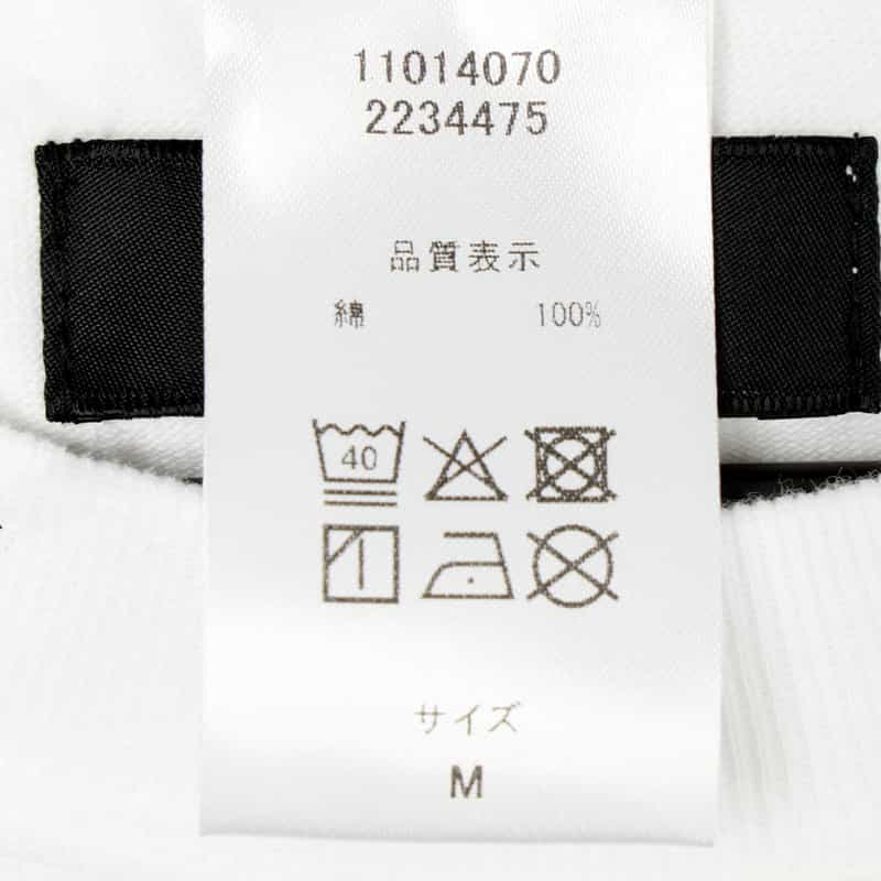 BARNEYS NEW YORK バーニーズ ニューヨーク限定ロゴ入り "USAK" Tシャツ WHITE