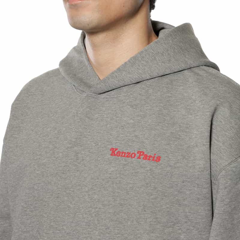 KENZO KENZO＜ケンゾー＞バックプリント スウェットフーディ GRAY