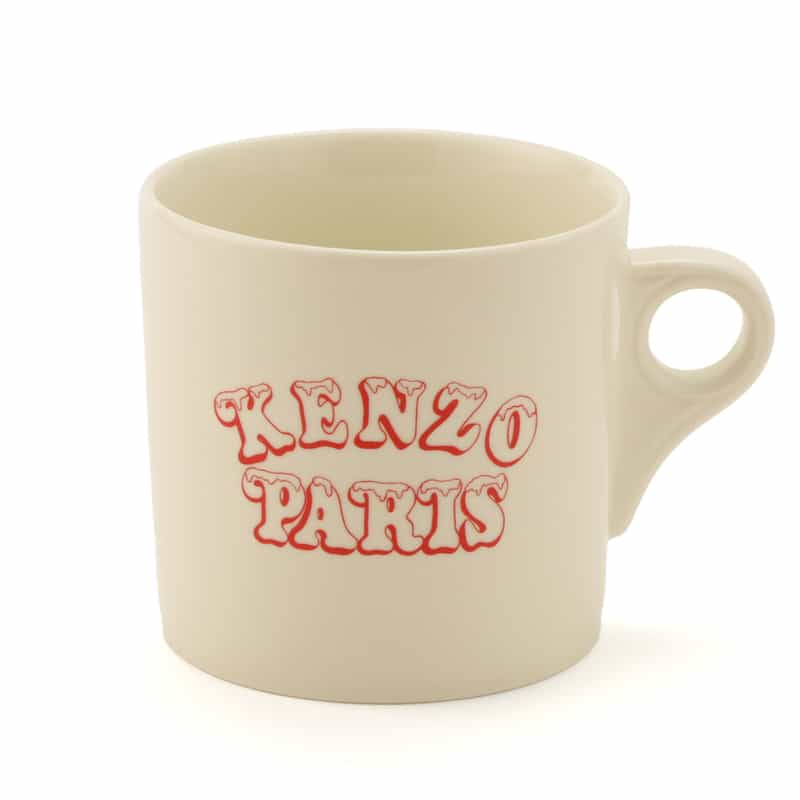 KENZO ロゴ入りマグカップ WHITE