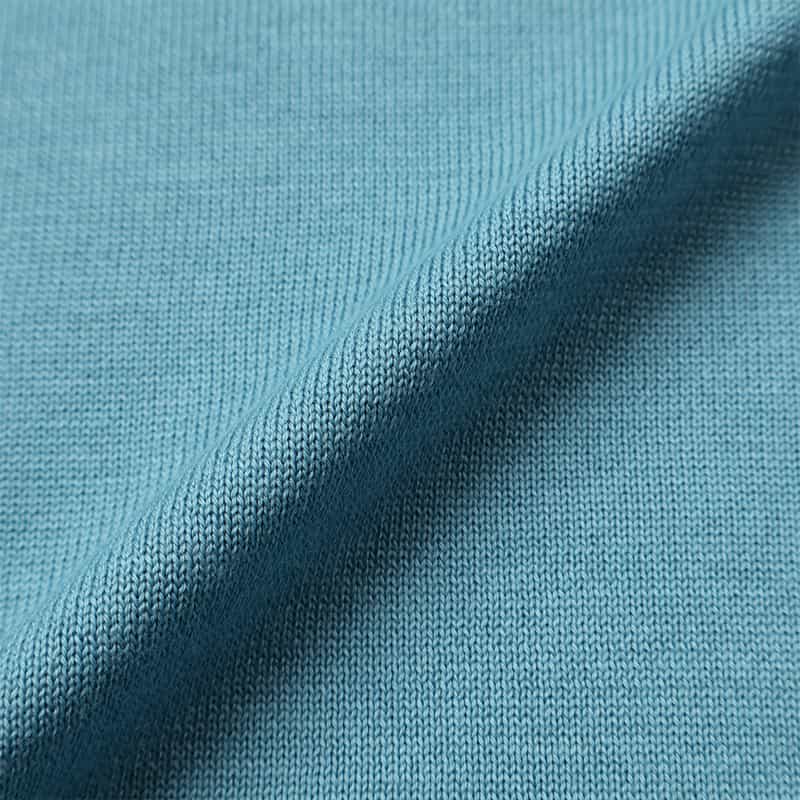 BARNEYS NEW YORK 海島綿ニットポロシャツ BLUE