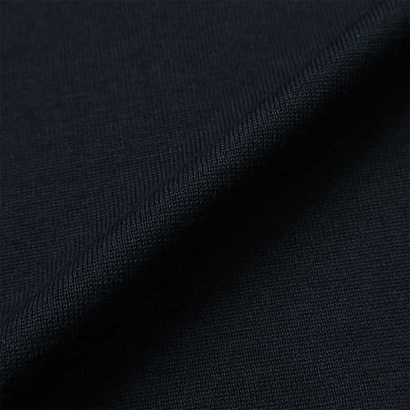 BARNEYS NEW YORK 海島綿ニットポロシャツ NAVY