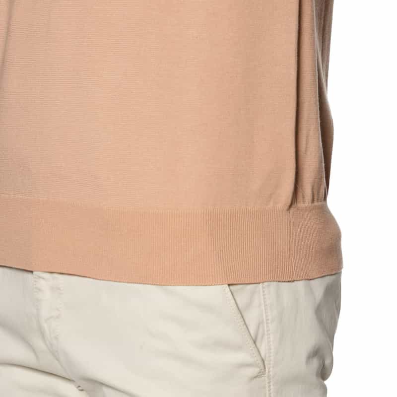 BARNEYS NEW YORK 海島綿ニットポロシャツ PINK