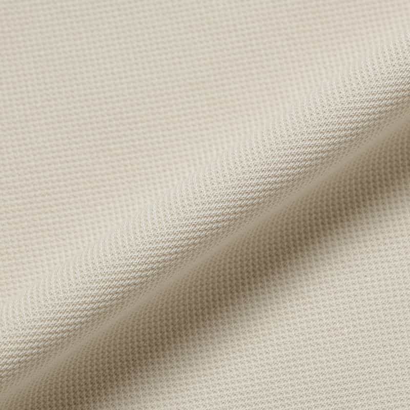 BARNEYS NEW YORK 海島綿鹿の子ニットポロシャツ BEIGE