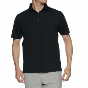 海島綿鹿の子ニットポロシャツ