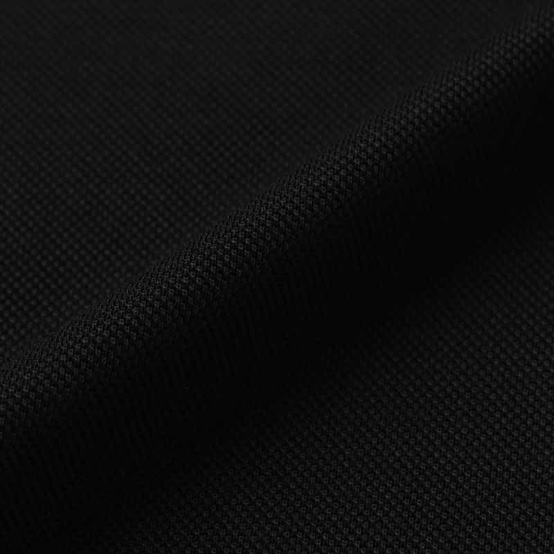 BARNEYS NEW YORK 海島綿鹿の子ニットポロシャツ BLACK