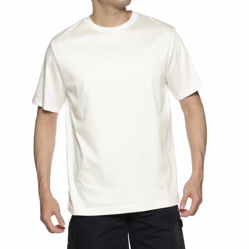 BARNEYS NEW YORK 海島綿ニットTシャツ WHITE