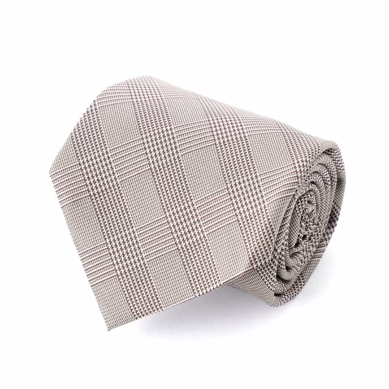 グレンチェック柄タイ