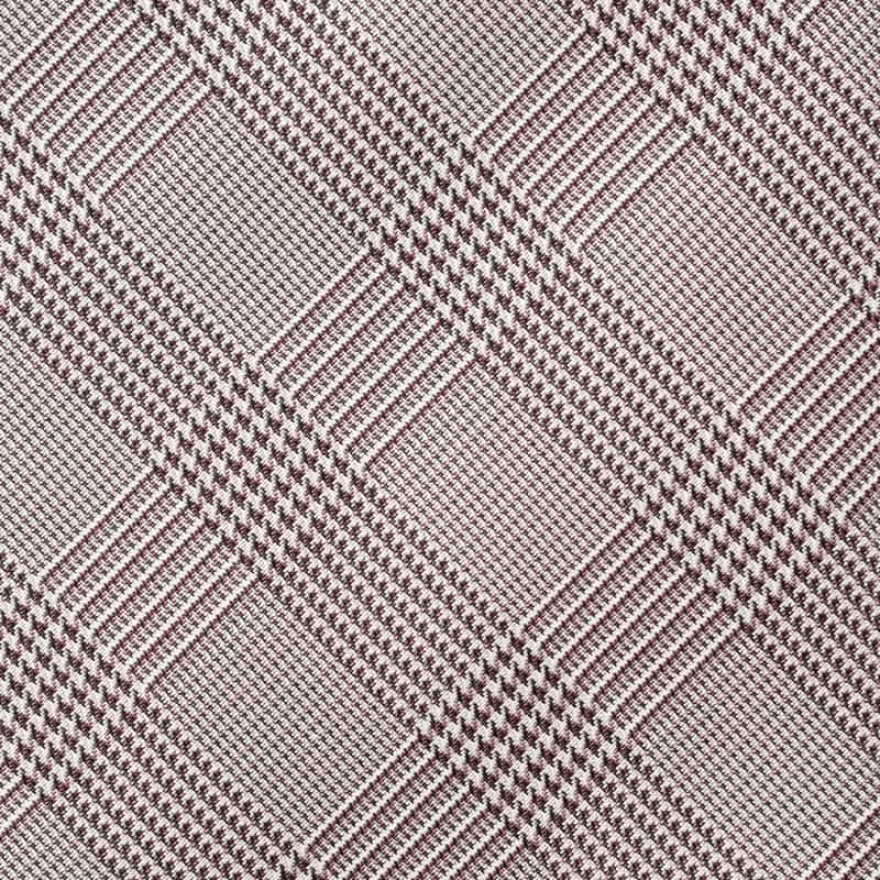 BARNEYS NEW YORK グレンチェック柄タイ PURPLE