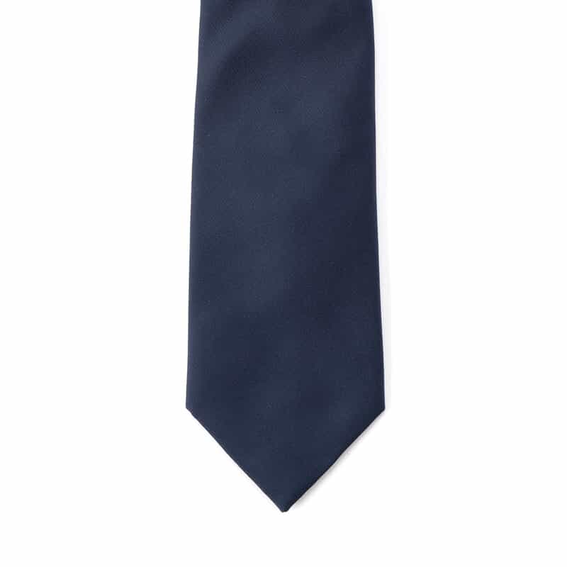 BARNEYS NEW YORK ソリッドタイ NAVY