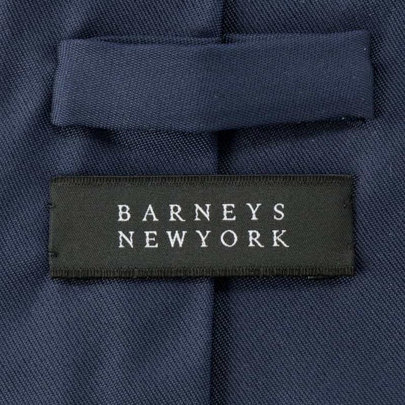 BARNEYS NEW YORK ソリッドタイ NAVY
