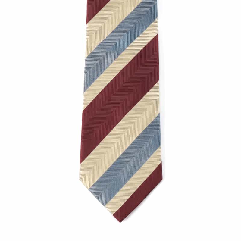 BARNEYS NEW YORK オルタネイト ストライプ柄タイ BLUE