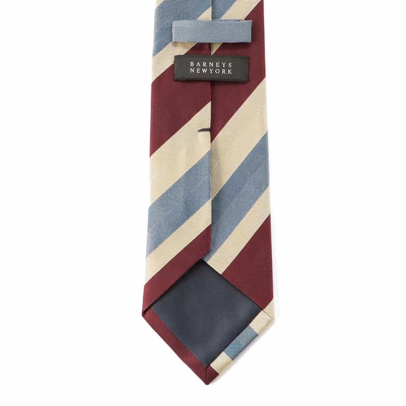 BARNEYS NEW YORK オルタネイト ストライプ柄タイ BLUE