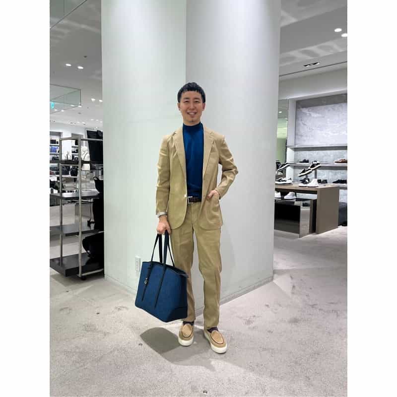 BARNEYS NEW YORK セットアップ シングルジャケット BEIGE