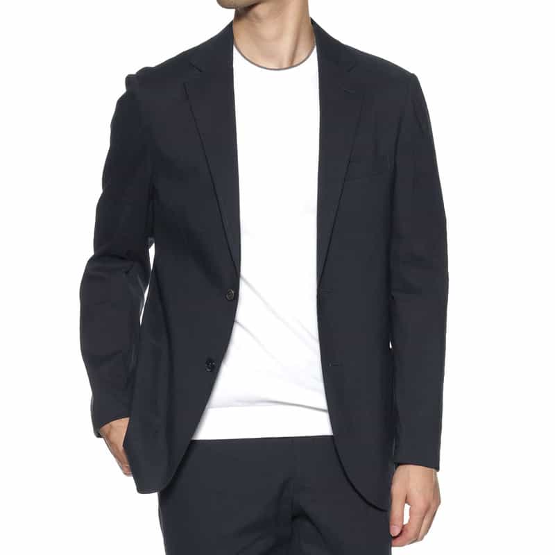 BARNEYS NEW YORK セットアップ シングルジャケット NAVY