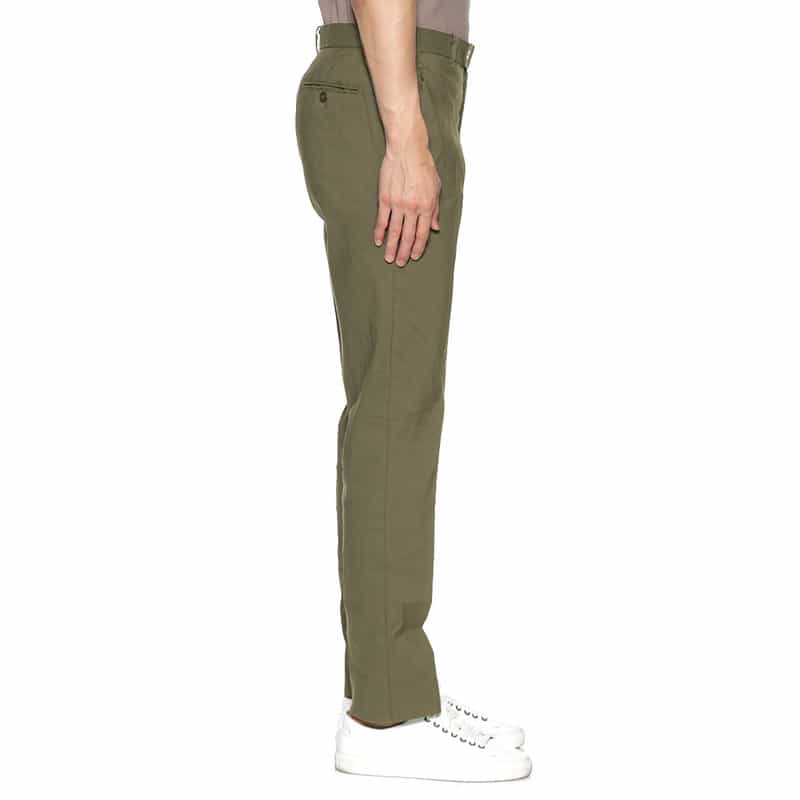 BARNEYS NEW YORK セットアップ テーパードパンツ KHAKI