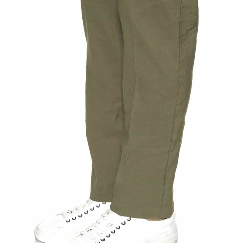 BARNEYS NEW YORK セットアップ テーパードパンツ KHAKI