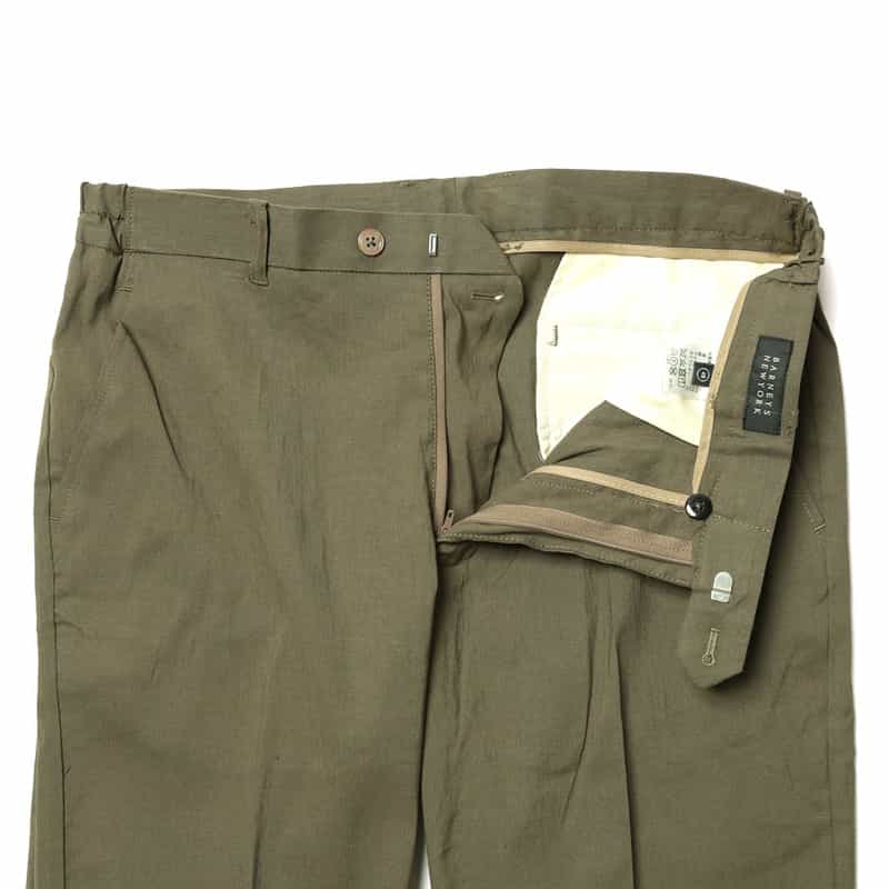 BARNEYS NEW YORK セットアップ テーパードパンツ KHAKI