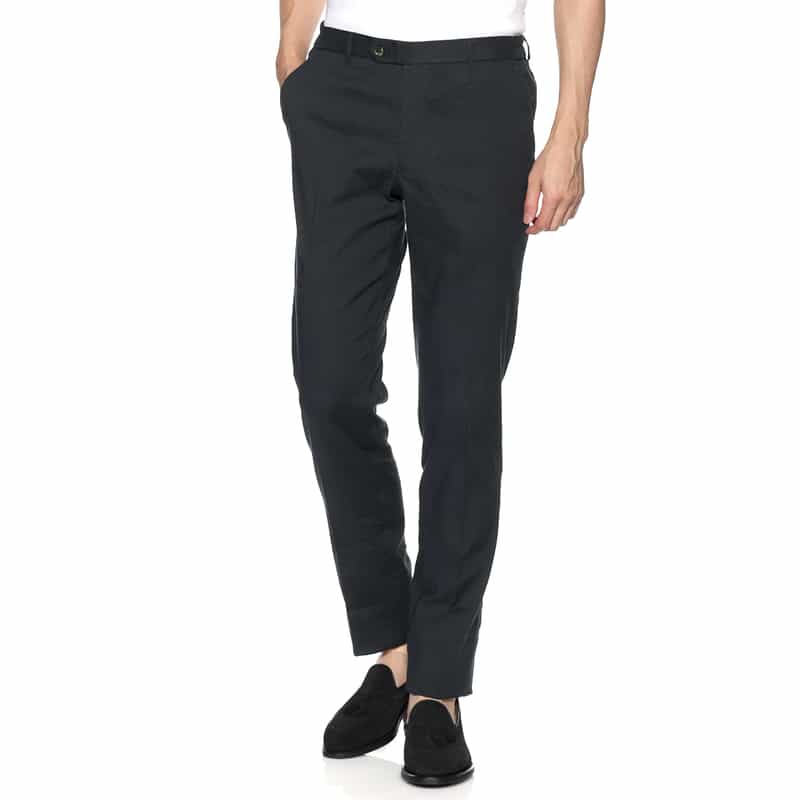 BARNEYS NEW YORK セットアップ テーパードパンツ NAVY