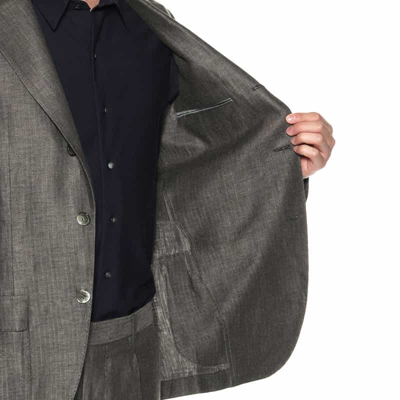 BARNEYS NEW YORK セットアップ ジャケット DARK GRAY