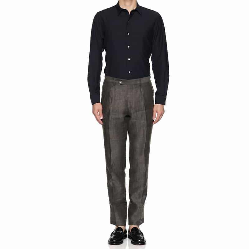 BARNEYS NEW YORK セットアップ テーパードパンツ DARK GRAY