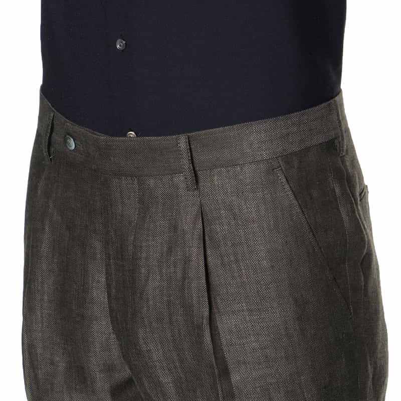 BARNEYS NEW YORK セットアップ テーパードパンツ DARK GRAY