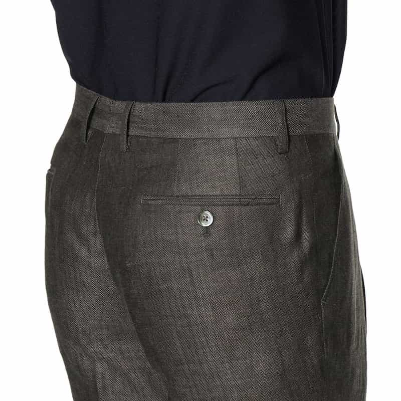 BARNEYS NEW YORK セットアップ テーパードパンツ DARK GRAY