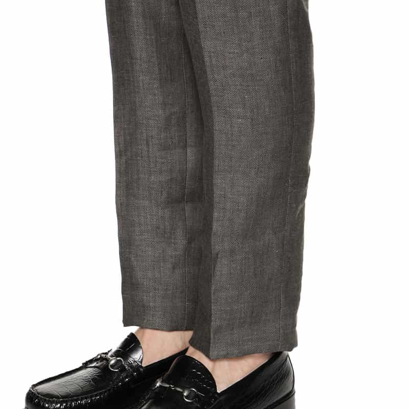 BARNEYS NEW YORK セットアップ テーパードパンツ DARK GRAY