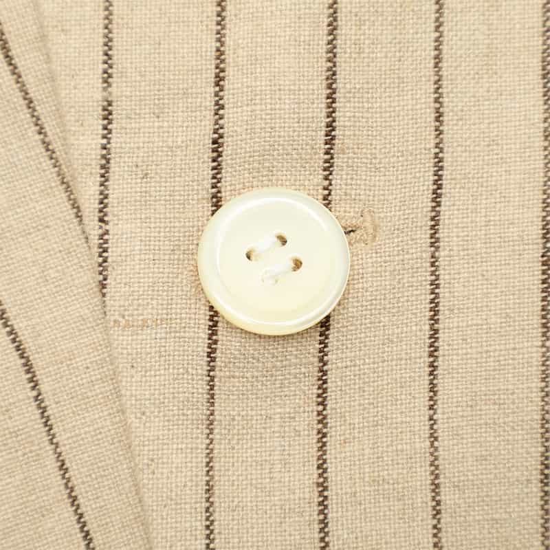 BARNEYS NEW YORK セットアップ リネン素材ストライプ柄ジャケット BEIGE