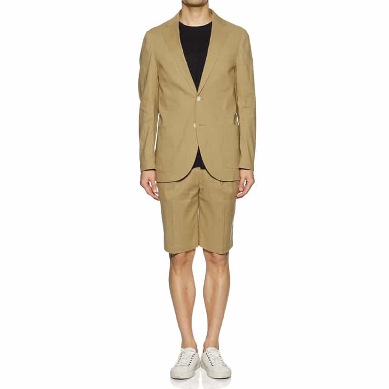 BARNEYS NEW YORK セットアップ ストレッチショーツ BEIGE