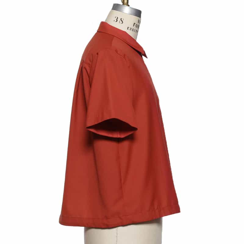 SACAI ジップアップ ポロシャツ RED