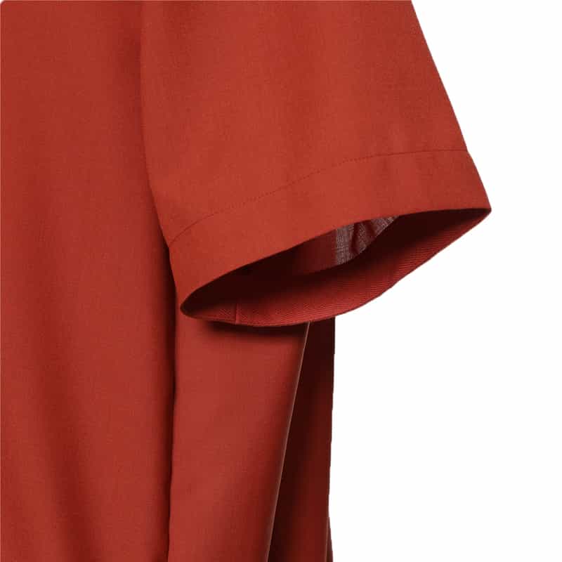 SACAI ジップアップ ポロシャツ RED