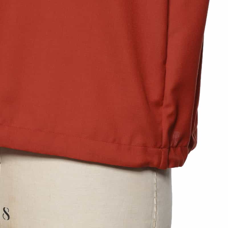 SACAI ジップアップ ポロシャツ RED
