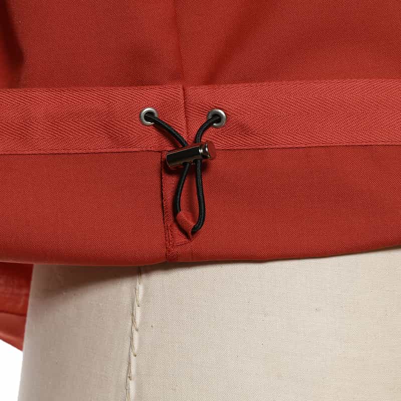 SACAI ジップアップ ポロシャツ RED