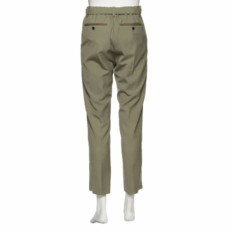 SACAI ベルテッド イージーパンツ TAUPE