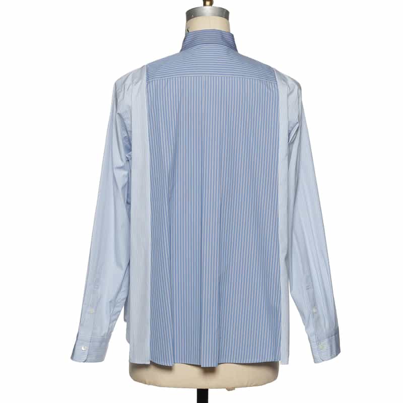 SACAI 切替シャツ BLUE