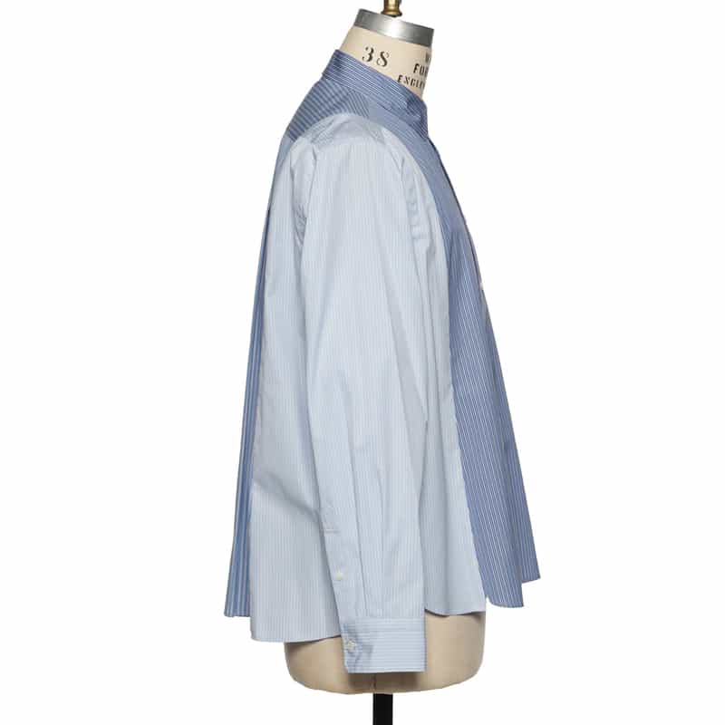 SACAI 切替シャツ BLUE